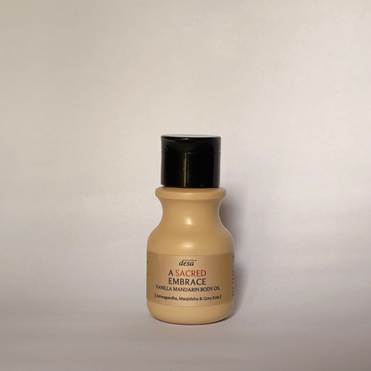 A Sacred Embrace - Vanilla Mandarin Body Oil