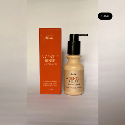 A Gentle Rinse Hair Cleanser