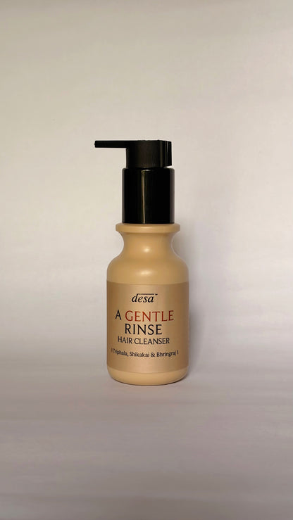 A Gentle Rinse Hair Cleanser