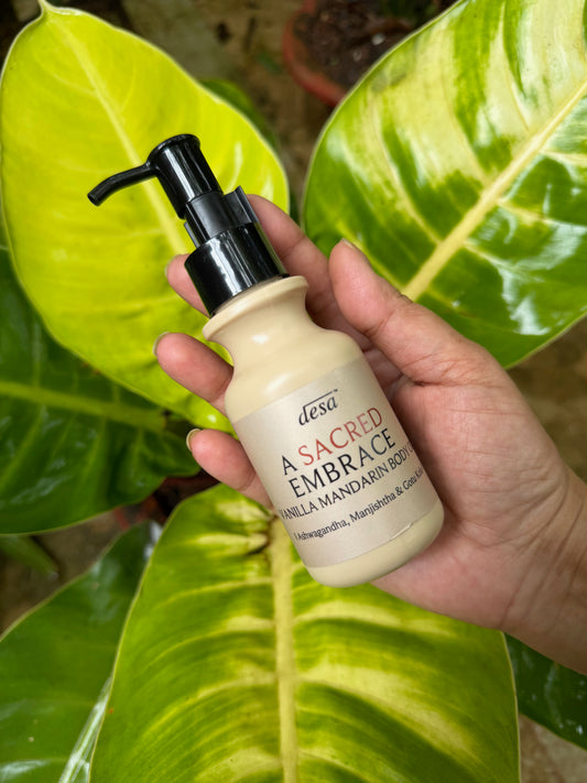 A Sacred Embrace - Vanilla Mandarin Body Oil